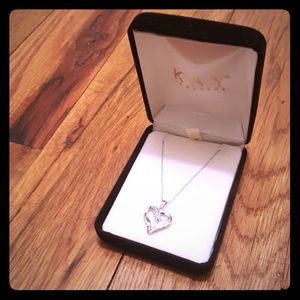 Diamond Heart Necklace 1/8 ct